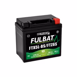 Description générale Batterie de moto FTX5L-BS Fulbat GEL, conçue pour offrir une performance élevée et une grande fiabilité. ...