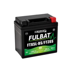 Fulbat - Batterie moto FTX5L-BS / FTZ6S Etanche - 12V 5Ah 90A