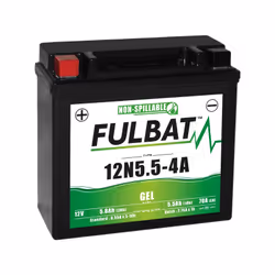 TYPE : 2N5.5-4A TECHNOLOGIE : GEL SLA TENSION : 12V, CAPACITE : 5.5Ah, INTENSITE: 70A, DIMENSIONS : 135x60x130 mm POLARITE : ...