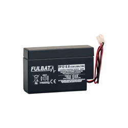 Batterie Fulbat agm plomb Etanche FP12-0.8 (jst) 12 volts 0,8 Amps
