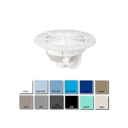 Bonde de fond Aquareva - piscine béton/liner - Blanc