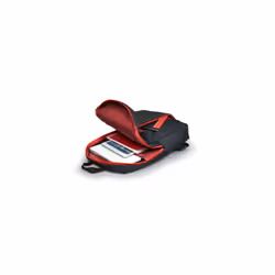 Port Designs Portland sac à dos Noir, Rouge Lin, Polyester