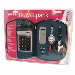 Port Designs TRAVEL PACK, Avec fil, USB, Souris incluse