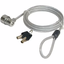 Port Designs Security CABLE KEY, 1,8 m, Clé ronde, Métal, Acier inoxydable