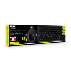 Port Designs 900906-FR clavier Souris incluse RF sans fil AZERTY Français Noir