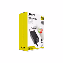 Port Designs 900093-ACTO, Ordinateur portable, Intérieure, 100 - 240 V, 50/60 Hz, 65 W, 19.5 V