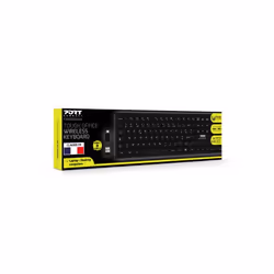 Port Designs 900752-W-FR clavier RF sans fil AZERTY Français Noir