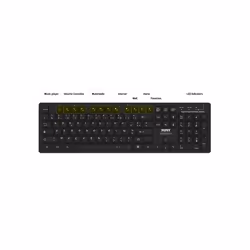 Port Designs 900752-W-FR clavier RF sans fil AZERTY Français Noir - Vue supplémentaire 5