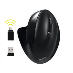 Port Designs 900706-BT souris Droitier RF sans fil + Bluetooth Optique 1600 DPI