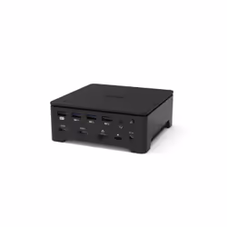 Port Designs 901908-W-EU, Avec fil, USB 3.2 Gen 1 (3.1 Gen 1) Type-A, 10,100,1000 Mbit/s, Noir, 5 Gbit/s, 3840 x 2160 pixels
