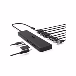 Port Designs 901906-W station d'accueil Avec fil USB 3.2 Gen 2 (3.1 Gen 2) Type-C Noir - Vue supplémentaire 5