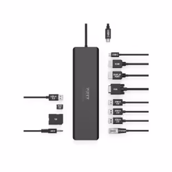 Port Designs 901906-W station d'accueil Avec fil USB 3.2 Gen 2 (3.1 Gen 2) Type-C Noir - Vue supplémentaire 6