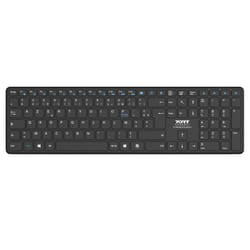 Port Designs 900903-R-UK clavier Bluetooth QWERTY Anglais britannique Noir