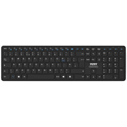 Port Designs 900903-R-DE clavier Bluetooth QWERTY Allemand Noir