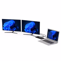Port Designs 901910W-EU station d'accueil Avec fil USB 3.2 Gen 2 (3.1 Gen 2) Type-C Noir - Vue supplémentaire 10