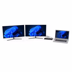 Port Designs 901910W-EU station d'accueil Avec fil USB 3.2 Gen 2 (3.1 Gen 2) Type-C Noir - Vue supplémentaire 6