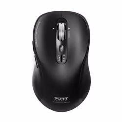 Port Designs 900707C, Droitier, RF sans fil + Bluetooth, 3200 DPI, Noir
