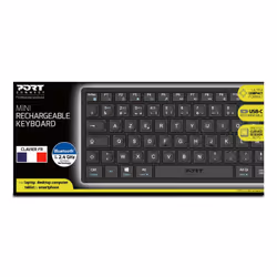 Port Designs 911001FR clavier maison/bureau RF sans fil + Bluetooth AZERTY Français Noir - Vue supplémentaire 6