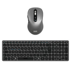 PORT Designs Pack clavier et souris sans fil Bluetooth rechargeable USB- C EXPERT Compact