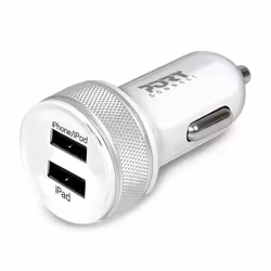 Port Designs 900082 chargeur d'appareils mobiles Téléphone portable, Smartphone, Tablette Blanc Allume-cigare Intérieure