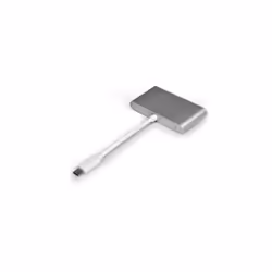 Port Designs 900122 hub & concentrateur USB 3.2 Gen 1 (3.1 Gen 1) Type-C 5000 Mbit/s Argent, Blanc