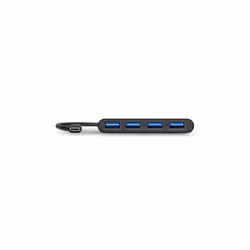 Port Designs 900123 hub & concentrateur USB 3.2 Gen 1 (3.1 Gen 1) Type-C 5000 Mbit/s Noir