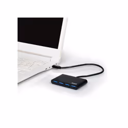 Port Designs 900123 hub & concentrateur USB 3.2 Gen 1 (3.1 Gen 1) Type-C 5000 Mbit/s Noir - Vue supplémentaire 4