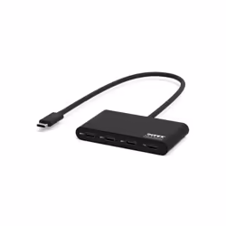 Port Designs 900147, USB Type-C, USB Type-C, 5000 Mbit/s, Noir, Aluminium, 0,3 m