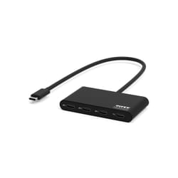 Port Designs 900147 hub & concentrateur USB Type-C 5000 Mbit/s Noir
