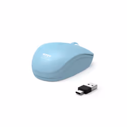 Port Designs 900544, Ambidextre, Optique, RF sans fil, 1600 DPI, Turquoise