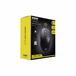 Port Designs 900713 souris Ambidextre RF Wireless + USB Type-C 1600 DPI