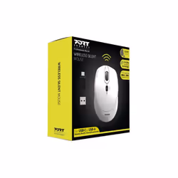 Port Designs 900714 souris Ambidextre RF Wireless + USB Type-C 1600 DPI