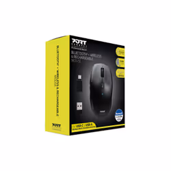 Port Designs 900715 souris Droitier RF sans fil + Bluetooth Optique 2400 DPI