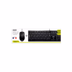 Port Designs 900900 clavier Souris incluse USB AZERTY Français Noir - Vue supplémentaire 4