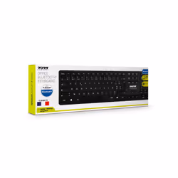 Port Designs 900903 clavier Bluetooth AZERTY Français Noir