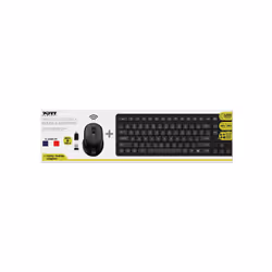 Port Designs 900904-FR clavier Souris incluse AZERTY Français Noir