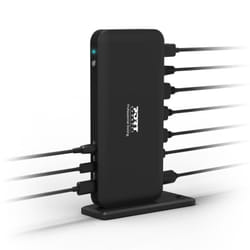 Port Designs 901910-EU station d'accueil Avec fil USB 3.2 Gen 1 (3.1 Gen 1) Type-C Noir