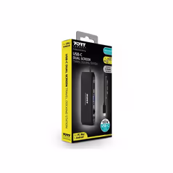 Port Designs 901913 hub & concentrateur USB 2.0 Type-C 5000 Mbit/s Noir - Vue supplémentaire 11