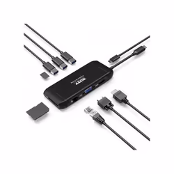 Port Designs 901913 hub & concentrateur USB 2.0 Type-C 5000 Mbit/s Noir - Vue supplémentaire 4