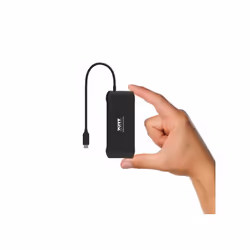 Port Designs 901913 hub & concentrateur USB 2.0 Type-C 5000 Mbit/s Noir - Vue supplémentaire 9