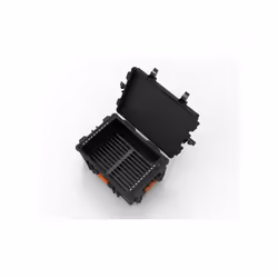 Port Designs 901961 chariot et rangement roulant Noir, Orange