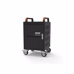 Port Designs 901973 chariot et rangement roulant Module de charge et de gestion Noir
