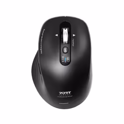 Port Designs 910202, Droitier, Optique, RF sans fil + Bluetooth, 3200 DPI, Noir