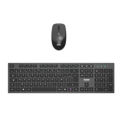PORT Designs pack clavier + souris sans fil 2.4 GHZ USB-A USB-C avec touche IA