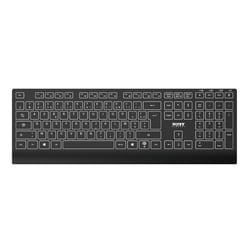 Clavier - PORT DESIGNS - Rétroéclairé Bluetooth 24 GHz - Rechargeable USB-C - Pavé numérique - Touche IA