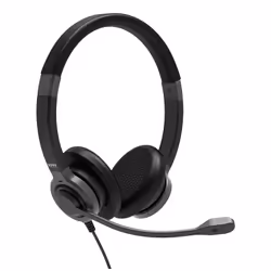 Port Designs 912001 écouteur/casque Avec fil Arceau Bureau/Centre d'appels USB Type-C / USB Type-A Noir