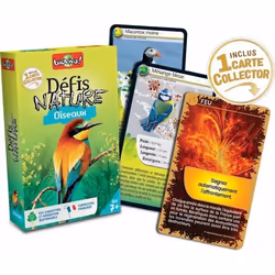 Jeu de société - BIOVIVA - Défis nature Oiseaux - Vert/Jaune - 2 joueurs ou plus - 72x114x2 cm