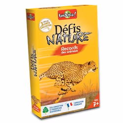 Jeu de cartes Bioviva Défis Nature Records des animaux