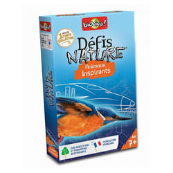 Jeu de cartes - BIOVIVA - Défis nature - Animaux inspirants - Multicolore/Bleu