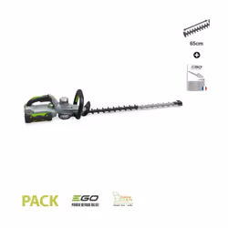 Description générale Le taille-haies HT6500E d'Egopower+ est conçu pour les haies larges, offrant une lame de 65 cm et une ca ...